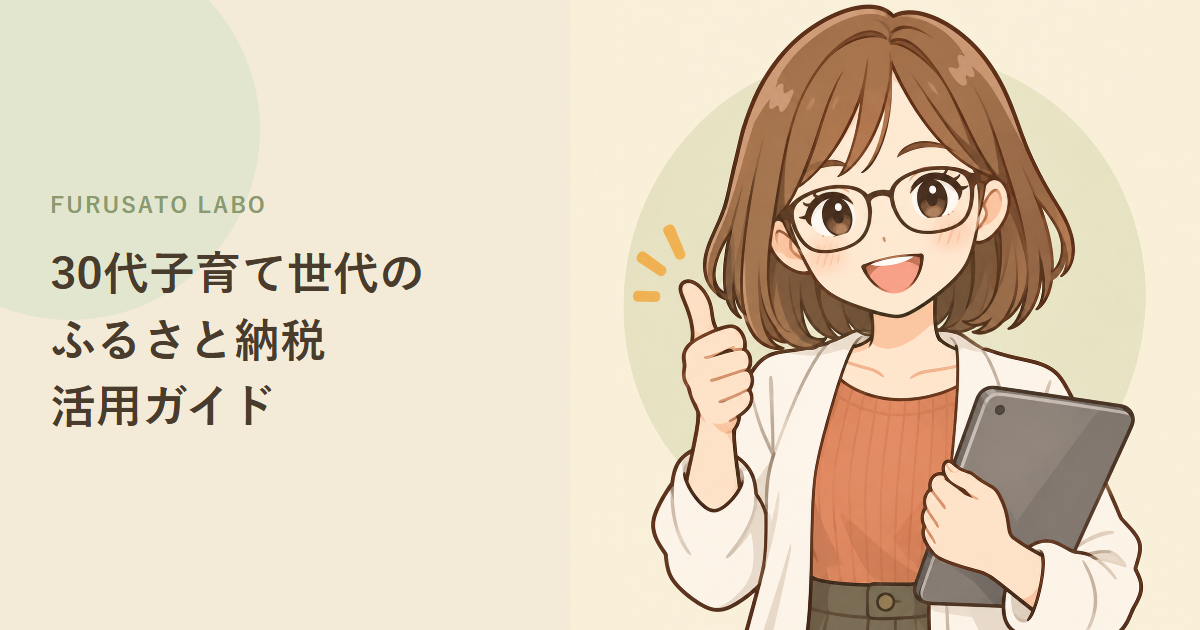 30代子育て世代のふるさと納税活用ガイド、利用率52%の実態から考える