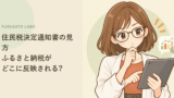 住民税決定通知書の見方、ふるさと納税がどこに反映されるか