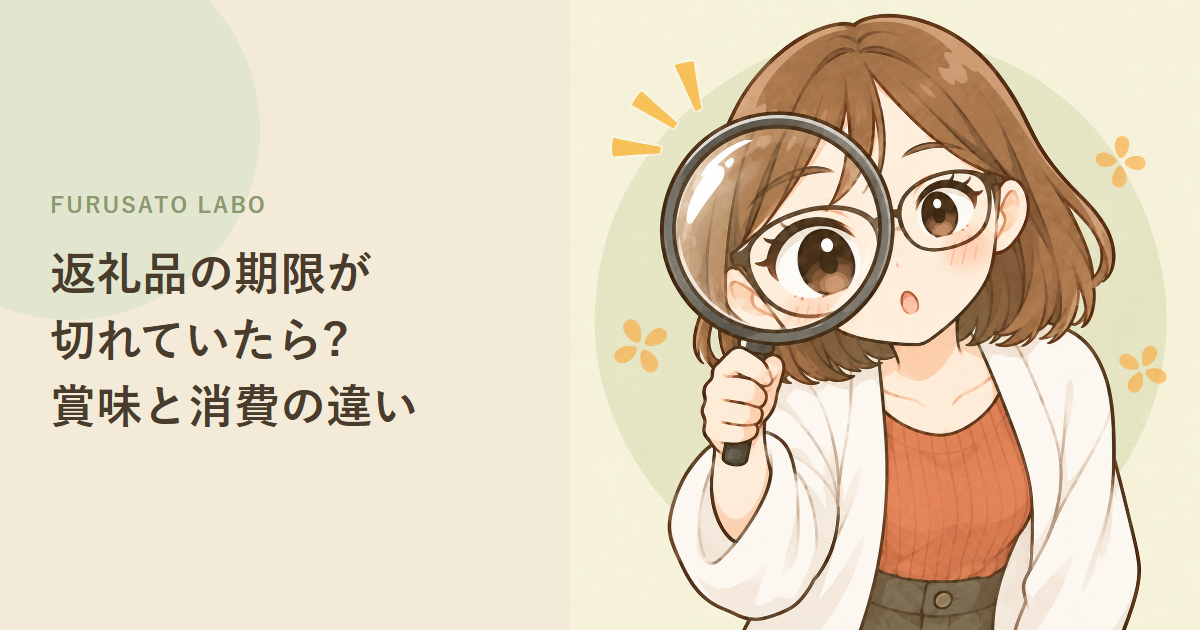 ふるさと納税の返礼品、賞味期限・消費期限が切れていたら?違いと自治体への連絡の仕方
