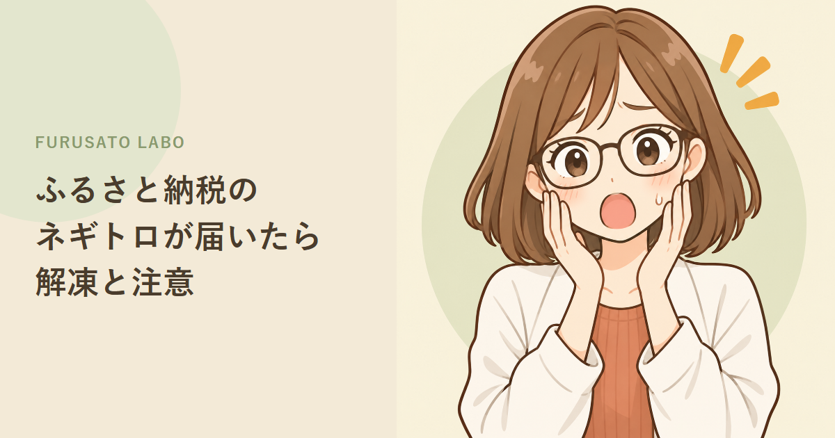 ふるさと納税のネギトロが届いたら:解凍方法・常温に置かない理由・保存の目安