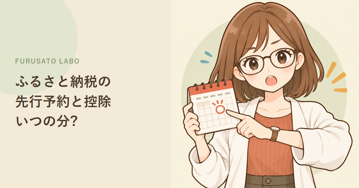 ふるさと納税の先行予約とは?控除はいつの分?申し込みから受け取りまでの流れ